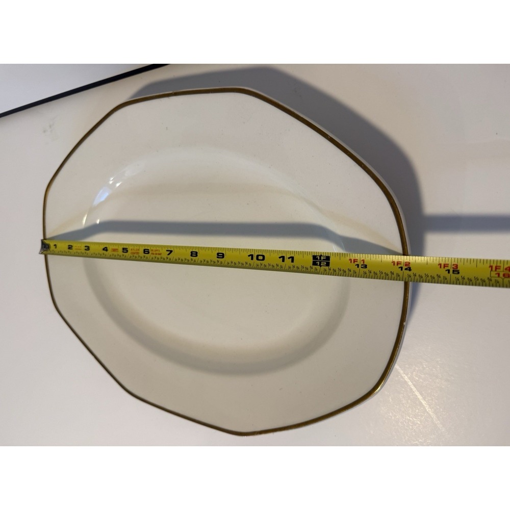 Rare WH Grindley Excelsior Antique Ironstone Octagonal Platters + Oval Bowl 1910 - Picture 15 of 16